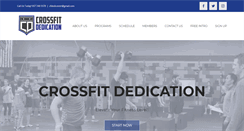 Desktop Screenshot of crossfitdedication.com